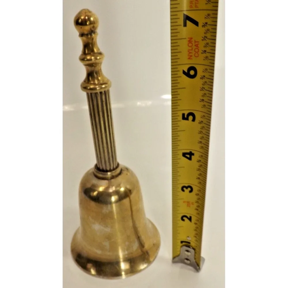 Brass Handbell - Vintage bell from India - listen in video